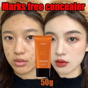 【Hot in Korea】Five vitamin C tone up cream whitening cream anti aging brightening cream for Facial Skin vitamin c cream mkup concealer VC素颜霜 50g