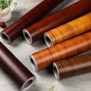 KEERMAN | Thick Walnut-colored Wooden Grain Adhesive Furniture Stickers