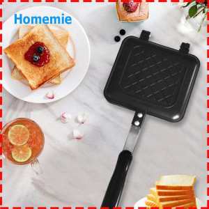 THE SUN Grilled Sandwich Panini MakerBread Toast Breakfast MachineHot Sandwich PanNonstick Aluminum Flip PanKitchen Tool