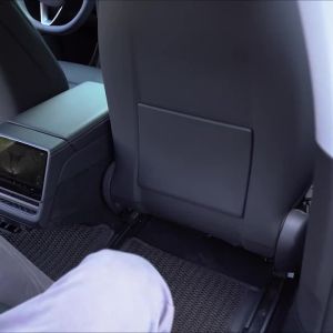 For Tesla Model Y Juniper/6-seater Model YL/Model 3 Highland Front Seat Kick Pads Backrest Protection Pads 2pcs