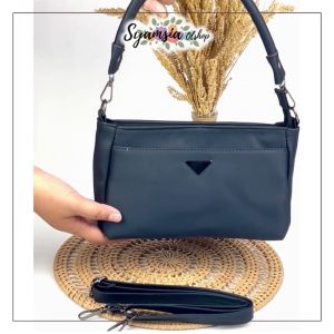 Tas Selempang Wanita Terbaru Simpel Elegan Tas Jinjing Slingbag Shoulder Bag Wanita Kekinian Latasha