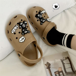Womens EVA Themed Clog Shoes Summer Outdoor Wear Thick Bottom Anti-Slip Cute Cartoon Slippers Comfortable Sensation Sandals