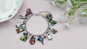 Bandai | Wholesale Bulk Beauty and the Beast Inspired Pendant Bracelets Charm Jewelry for Women Girls Party Cosplay Daily Gift