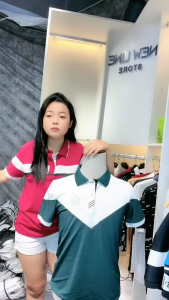 Áo PoLo Nam Cổ Tim MIX 2 Màu Kiểu Dáng Sang Trọng Hàng Cao Cấp   Menswear Có Cổ Ngắn Tay Shirt.