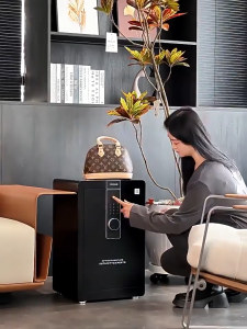 【SG Stock】Office Safe Box 45/60cm Small Anti-theft Alarm Bedside Cabinet Storage Password+Key
