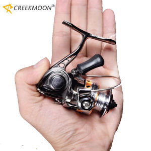 ALL METAL Mini Fishing Reel Metal Spool Ball Grip Spinning Reel Small Winter Ice Fishing Wheel Saltwater Fresh for Carp Raft