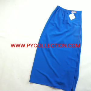 Jenama Black Cat Bc012m - Kain Licin - Baju Sekolah Sekolah Menengah Susun Tepi Biru Koshibo