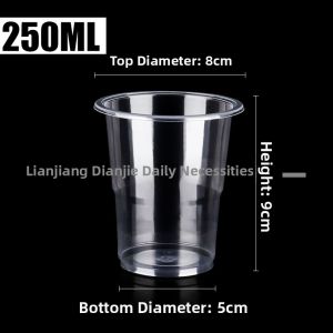 Durable Transparent Plastic Airline Cup 1000 Pieces