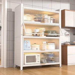 Floor-standing Dust-proof Multifunctional Kitchen Storage Cabinet