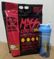 20lbs, 6lbs and 12lbs  Mutant mass. 