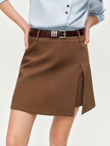 DUSHU | Spring New Design Split High Waist A-Line Skirt