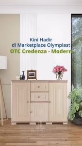 Olymplast Lemari Kabinet Plastik Penyimpanan - OTC CREDENZA MODERN