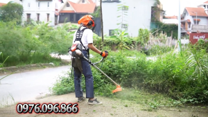 Máy Cắt Cỏ Husqvama 543 Nòng 41 Động Cơ 2 Thì Công Suất 15KW Có Đai Đeo Vai Bảo Hành 12 Tháng