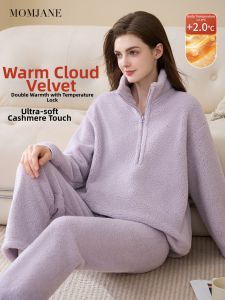 Mom Jane | Breastfeeding Thickened Warm Semi-Plush Maternity Loungewear