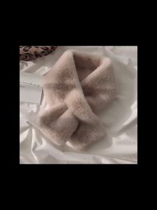 Syal Bulu Tebal Korean Imitasi Bulu Kelinci Fashion / Syal Musim Dingin / Winter Scarf