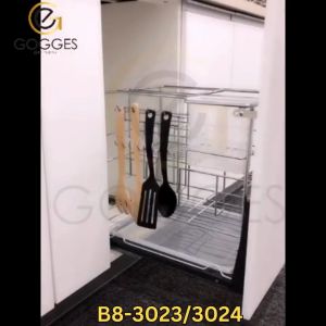 MULTI-FUNCTION 3-LAYER PULL OUT BASKET - (250MM/400MM) SOFT CLOSE