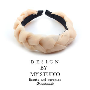 Princess Disaster Headband Female Summer Super Fairy Cable Stitch Face Wash Wide Edge Princess Style High Skull Top White Headband Headdress