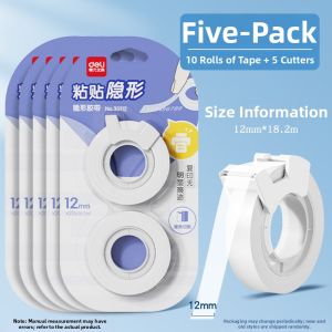 deli | Invisible Correction Tape 2 PCS
