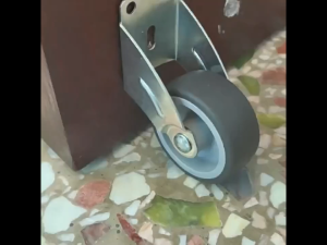 2Pcs Door Bottom Support WheelAnti-Droop Gate PulleyFurniture Cabinet Directional Pulley