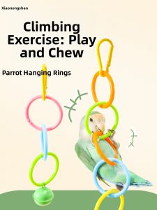 XIAONONGSHAN | Parrot Toy Stand Perch Climbing Rope Bridge Swing