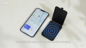 [สำหรับ iOS] HOCO E91I ที่ใส่บัตรแม่เหล็กอัจฉริยะ พร้อมระบบป้องกันการสูญหาย Smart Anti-loss Wallet Card Holder
