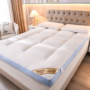 Foldable Mattress Tatami Mattress Topper Foam For Single/Queen/King Bed Feather Velvet Soft Mattress 10cm Thickness