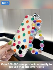 UGP | Dopamine Style Dot Pattern Protective Silicone Case For iPhone 17 Pro Max
