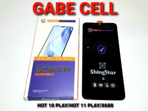 LCD INF X688/HOT 10 PLAY/HOT 11 PLAY/ITEL VISION 2 PLUS/LE6/P7 PRO/POVA NEO BLACK SHINE STAR FULLSET TOUCHSCREEN