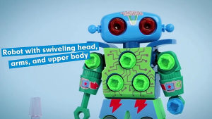 [Educational Insights] Design & Drill Robot ชุดออกแบบและฝึกสร้างหุ่นยนต์ ของเล่นเสริมพัฒนาการเด็ก(3y+)