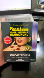 Pacar Kuku Rani Henna Hena Orange Halal
