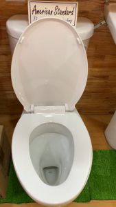 Nắp bồn cầu American Standard chính hãng Winston KAG-VF4395 nắp bàn cầu Mỹ thân dài nhựa dày bóng đẹp