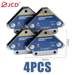 JCD 4PCS Magnetic Welding Fixer 45° 90° 135° Multi-angle Magnet Weld Positioner Ferrite Auxiliary Locator Tools