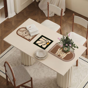 DMF | Waterproof Oil-proof Wash-free Heat-insulating Square Customizable Tablemat