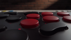 8BitDo All-Button Arcade Controller for Switch/Switch 2 & Windows – Bluetooth 2.4G Wired Connectivity Low-profile