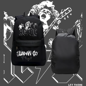 LapaN Tas Ransel Sekolah Gambar BAND AC DC Tas Cowok Dewasa Terbaru 2025 Tas Ransel Pria Terbaru 2025 Fashion Model Tas Backpack Distro Pria Wanita Kekinian Viral 2025