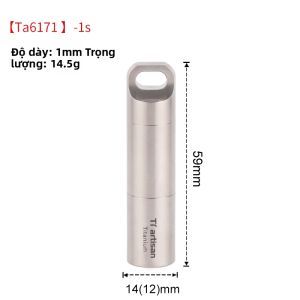 Tiartisan | Hộp Đựng Viên Nén Chống Nước Dễ Mang Đi