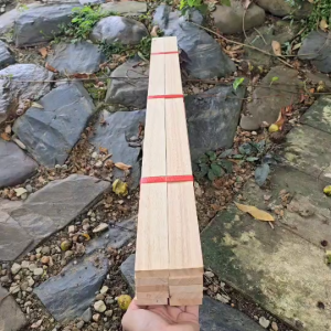 ไม้ยางพาราแผ่น ไม้ระแนง ซี่ระแนง เนื้อไม้เต็ม ไสเรียบ ขนาด กว้าง4ซม. ยาว100ซม. หนา1.2ซม. รีดไส4ด้าน มัดละ10แผ่น สำหรับงานDIY ขัดให้เรียบร้อย