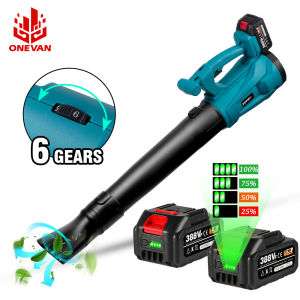 20000RPM 18V Electric Blower 6-Speed Adjustable Cordless Leaf Blower for Makita 18V Battery Household Blowing Dust Tool For Makita 18V Battery