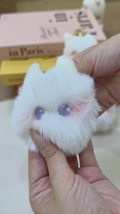 [พร้อมส่ง] พวงกุญแจตุ๊กตา PuffyCat ฟูฟูแมว ที่ห้อยกระเป๋า ที่ห้อยกุญแจรถ ฯลฯ Biangels