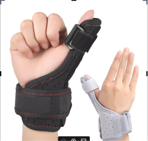 1Pcs Thumb Spica Splint Adjustable Thumb and Wrist Brace for Arthritis Pain Joint Sprains or Injured Thumb Support Thumb Stabilizer for Women Men Left and Right Hands