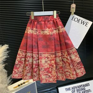 Princess Style Girls Hanfu New Year Dress Set Winter Clothes Childrens Cheongsam Horse Tail Skirt Ensemble Kids Fashion