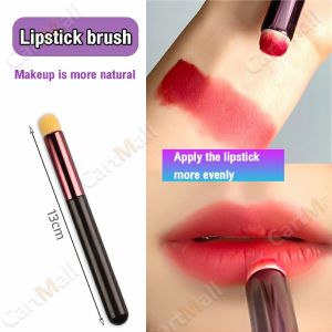 Round Head Lipstick Brush Lip Smudge Brush Multifunctional Brush Beauty Tools