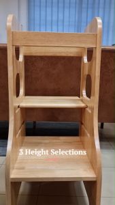 Learning Tower Kids Step Stool Kids Ladder - Solid Rubberwood