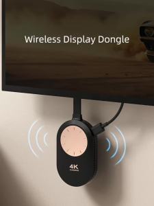 Hagibis | Hagibis Wireless HDMI-Compatible Display Dongle Adapter 4K 60Hz Wireless Extender for Laptop PC Smartphone HDTV Projector IOS
