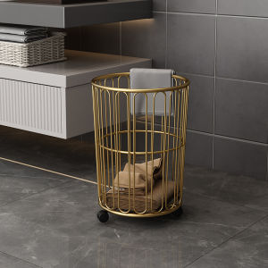 Joico Nordic Bathroom Towel Rack Standing Rock Plate Toilet Paper Storage Shelf Dirty Laundry Basket Iron Material No Drilling