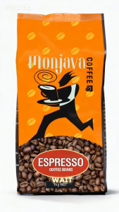 Monjava Coffee Beans Espresso 500g 100% Arabica Coffee Whole Beans