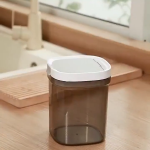 1300/1800ml Airtight Milk Powder Container Bekas Susu Baby Kedap Udara BPA Free + Magnetic Spoon, One Press Button Food Storage Tank Sealed Box Seasoning Jar Keep Fresh 密封罐