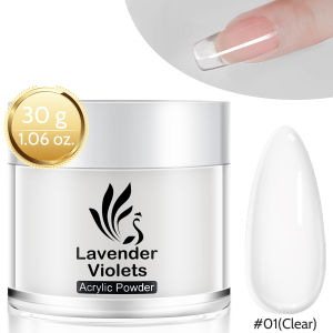 1.06oz/30g Clear Color Acrylic Powder & Dip powder 2 in 1 Use for Nail Extension Carving Salon Nail Art Manicure