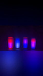 ZQS1202 Small Wireless Bluetooth 5.4 Speaker REG Colorful Cool Light TF Card Home Outdoor Portable Desktop Subwoofer