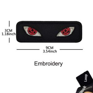 Devils EyesCats Eye Morale Emblem PatchesReflective Applique Military Tactical Badge Glow in Dark For Helmet Backpack